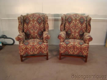 Harden Pair of Wing-Back Chairs